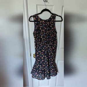 Blue floral JCrew Mercantile mini dress